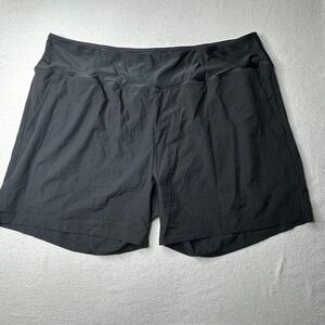 Baleaf Black Athletic Shorts Size 24W Pockets Workout Running